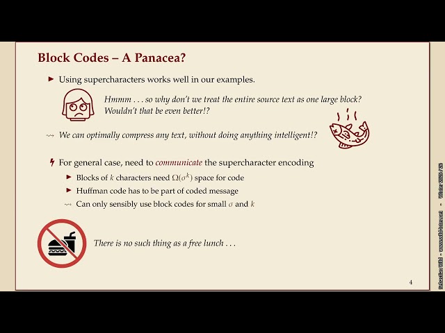 Effiziente Algorithmen (Winter 2025-26) 8-1 Arithmetic Coding