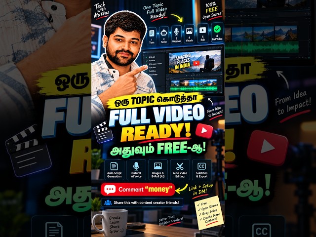 Free AI Video Generator: Give It One Topic, Get a Finished Short Video