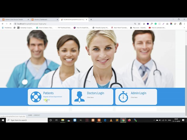 Hospital Management System in PHP & MySQL | Final Year Project with Source Code (2025)