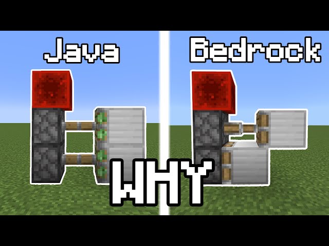 Java Redstoner loses his mind over Bedrock