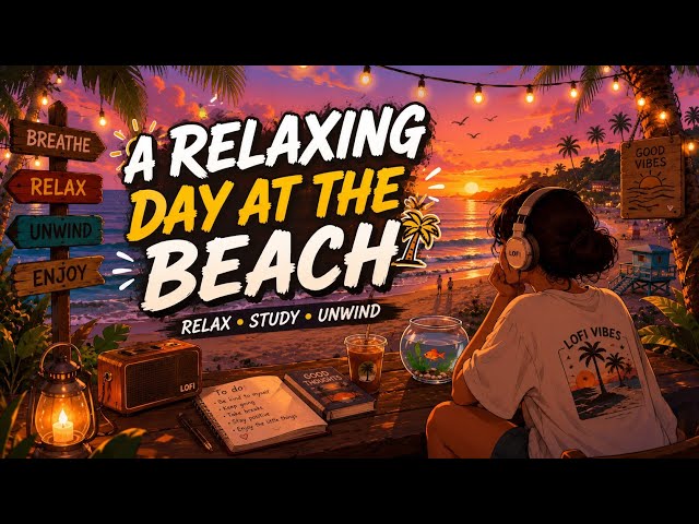     ☀️ Golden Hour at the Beach | Peaceful Lofi Beats