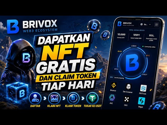 TUTORIAL LENGKAP ! CARA JOIN BRIVOX AIRDROP, KLAIM TOKEN, TUKAR KE USDT DAN WITHDRAW