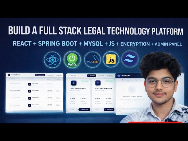 SpringBoot + React+ Sql Full Stack Justice Connect Web application 🔥