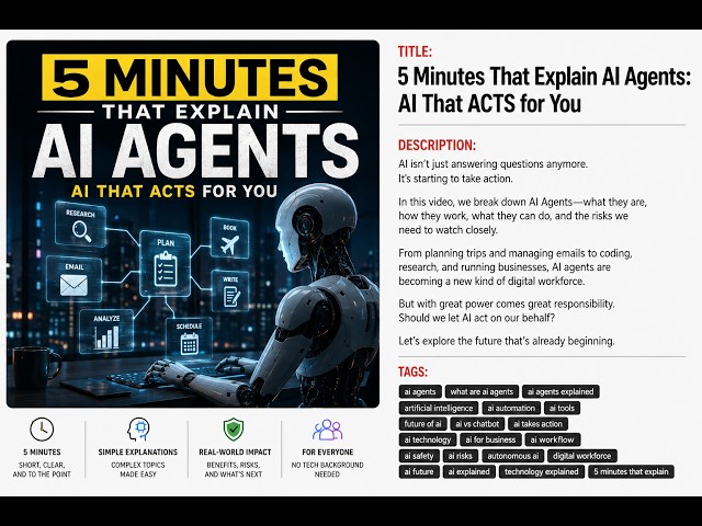 5 Minutes That Explain AI Agents: AI That Acts for You