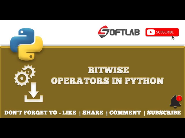 #16 How to Use Bitwise Operators in Python Idle Step by Step - Python Tutorial for Beginners