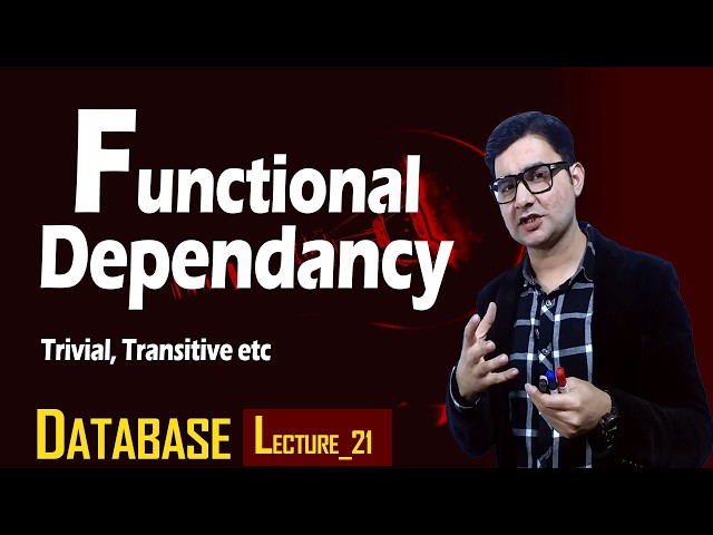 Database | Lecture: 21 | Functional Dependency Hindi/Urdu | Fully, Partial & Transitive Dependency