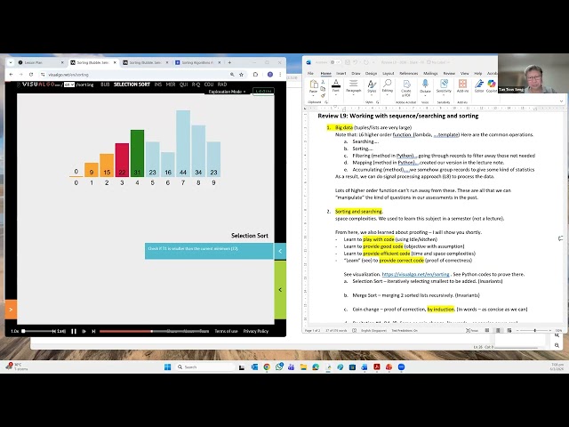 CS1010X Review 08 and Tutorial 04 (First) on 06 Mar 2026 (Fri) [Transcript]