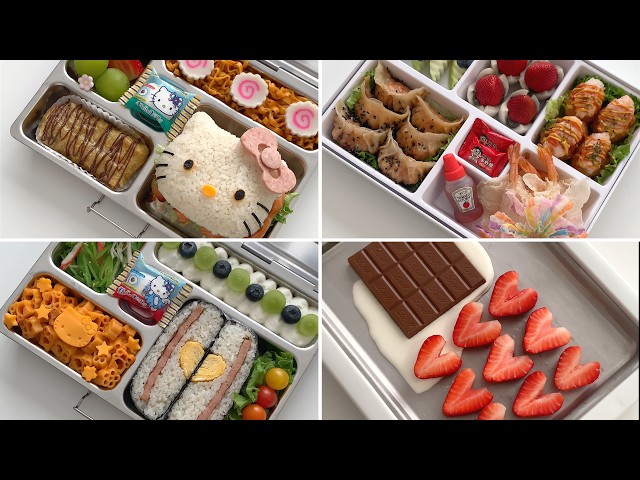 Asmr Cooking My Bentobox & Fun Food Ideas｜Cute & Creative Meal Collection (Ep. 14) 🍱 ✨ #asmrvideo