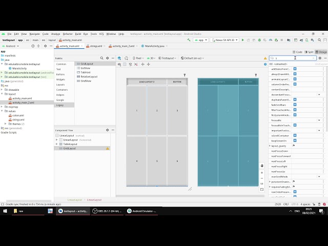 Pemrograman Piranti Bergerak (Android): 02-03 - Table Layout dan Grid Layout