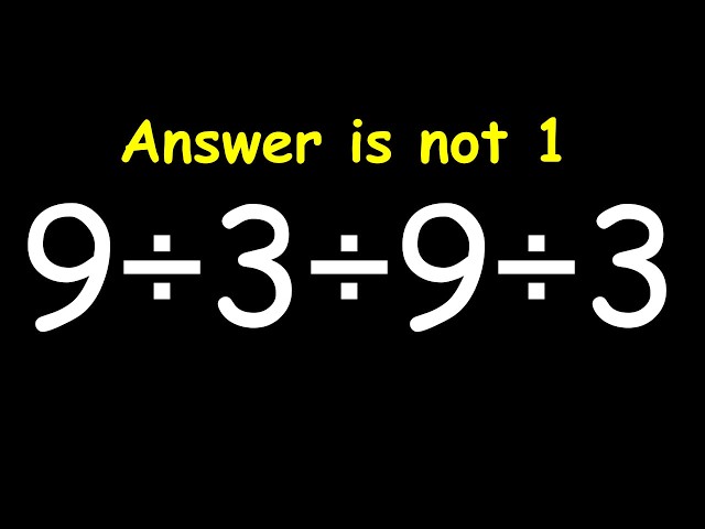 Only 1 in 5 Can Solve This Math Problem!