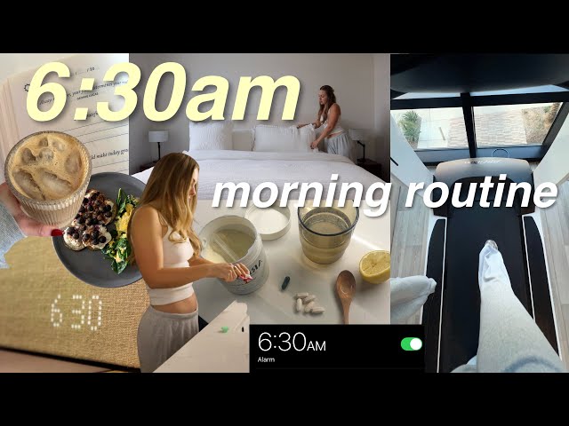6:30AM Morning Routine *motivating* 12,000 steps & staying disciplined!