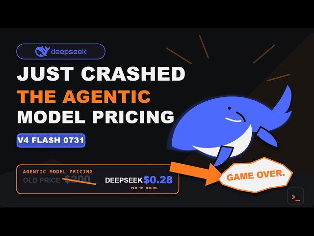 DeepSeek Just Broke the AI Pricing Model (Nobody's Talking About It) | DeepSeek-V4-Flash-0731