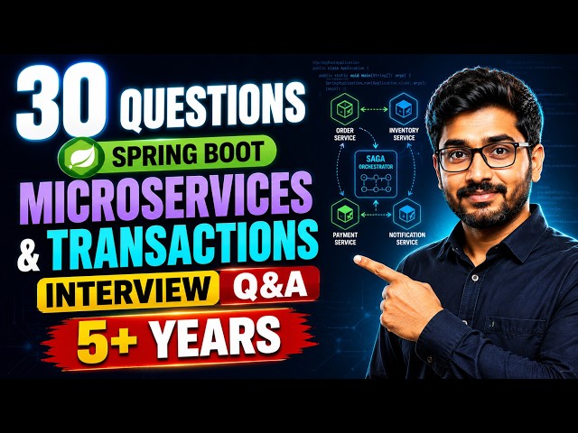 Top 30 Spring Boot Microservices & Transactions Interview Questions & Answers  | 5+ Years