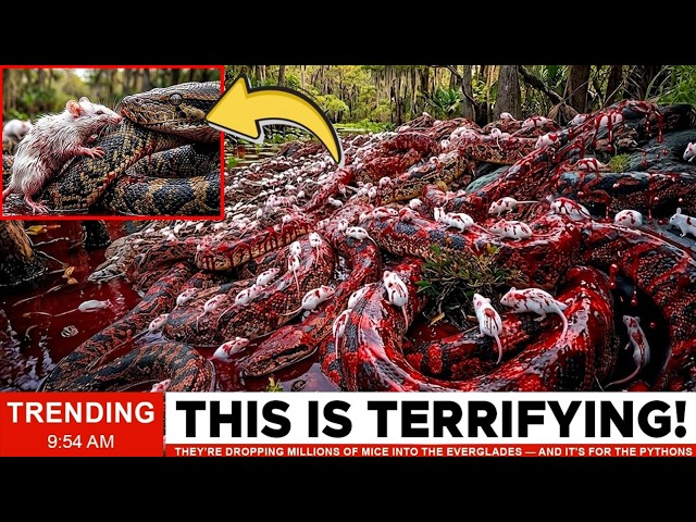 They're Dropping Millions of Mice Into the Everglades — And It's for the Pythons #FloridaWildlife