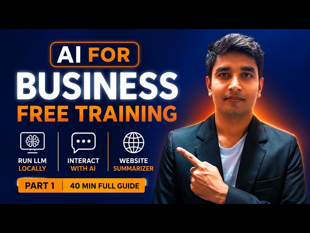 Build Real AI Solutions for FREE! 🚀 Local LLM + Website Summarizer Part 1