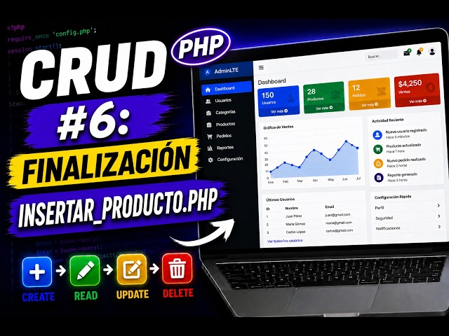 CRUD #6: Finalizando Insertar Producto con PHP