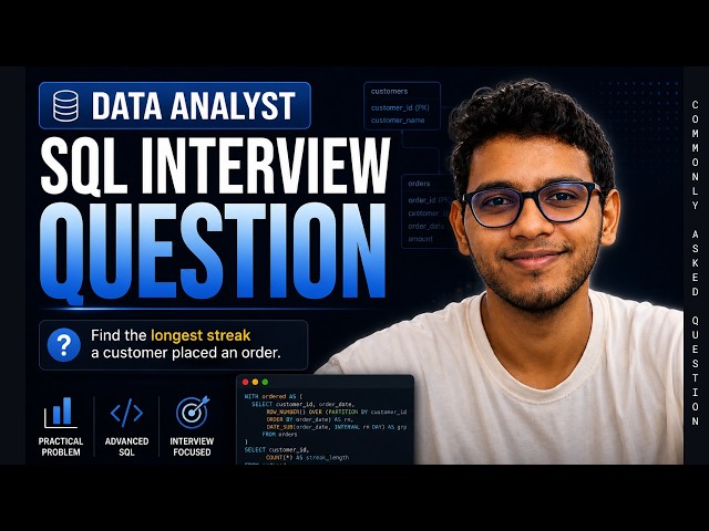 Most Asked SQL Interview Question for Data Analysts | SQL Concept That Level Up Your Skills