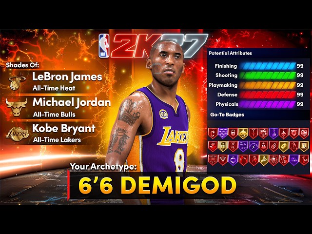 This 6'6 DEMI-G0D BUILD is CRAZY in NBA 2K27! Best All-Around 6'6 Guard Build 2k27!