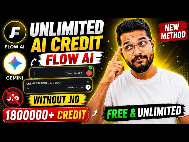 Google Flow Unlimited Credits FREE 🔥 Google Flow AI Free में कैसे चलाएं | Veo 3.1 FREE