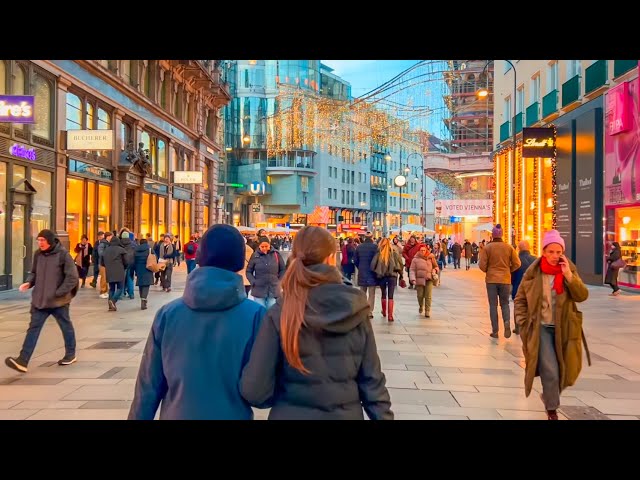 Vienna Old Town Evening Walk 🇦🇹 | Relaxing 4K City Walk