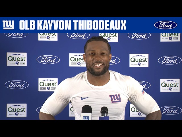 Kayvon Thibodeaux: ‘Play hard, play fast’ | New York Giants