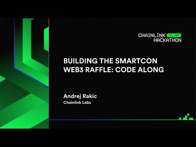 Code Along: Building the SmartCon Web3 Raffle
