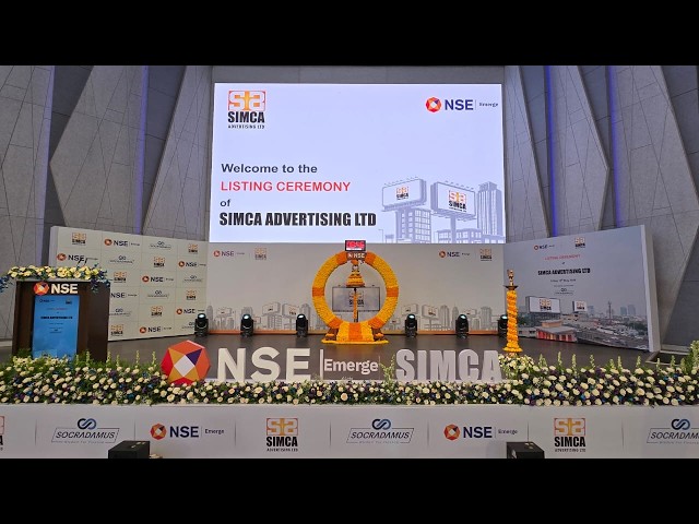 Listing ceremony of Simca Advertising Limited