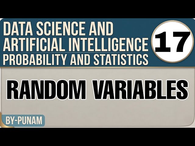 Random Variables | ONE SHOT VIDEO | Solved Examples | Competitive Exams | Statistics by Punam |
