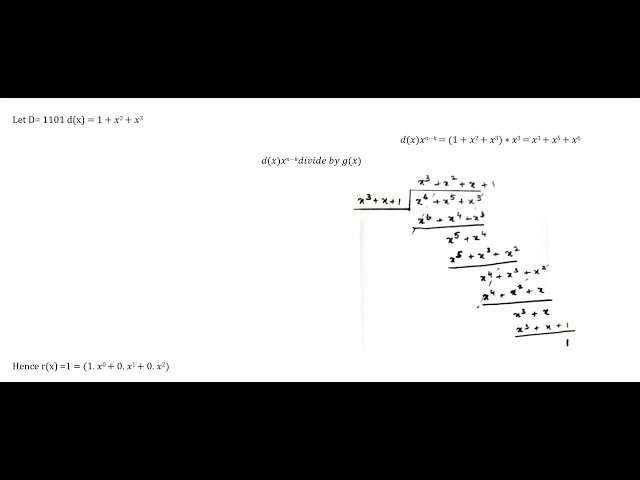 SYSTEMATIC CYCLIC CODES || ALL BASICS || USING NOTES|| ENGINEERING ITC.