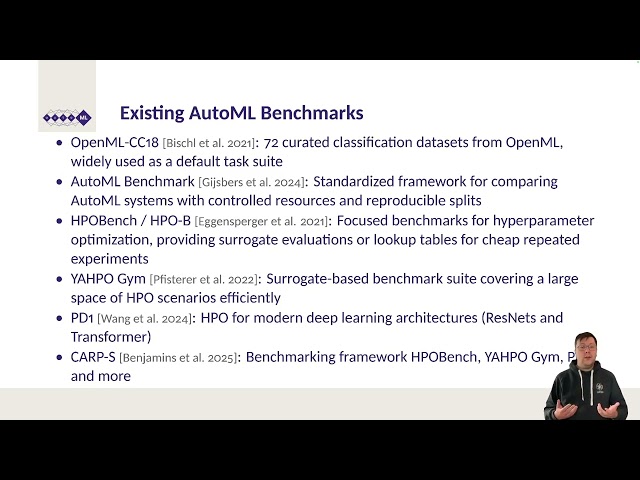 AutoML MOOC Chapter 2.6 - Evaluation and Benchmarking: Benchmarking of AutoML
