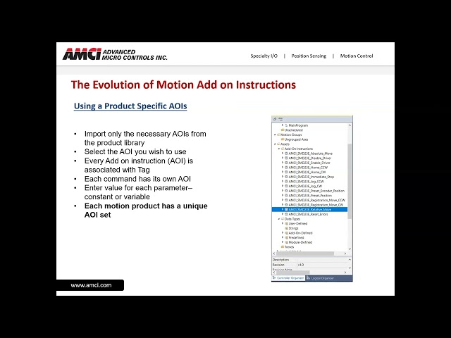 Using Third Party Motion Add-On Instructions (AOI's) in Studio5000®