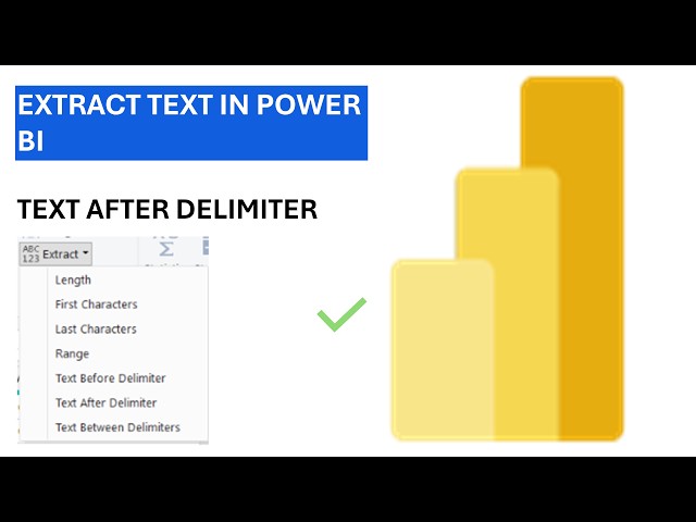 6 Extract Text in Power BI | POWER BI TUTORIAL IN ENGLISH