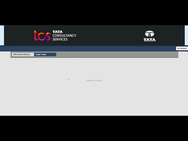 TCS Admit Card Out Now !! Please Check Your Admit Card. !!