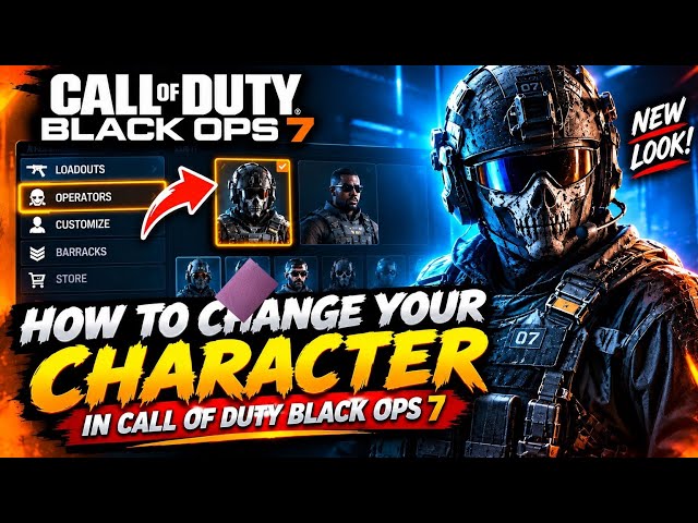 How to change your character in call of duty black ops 7 mod