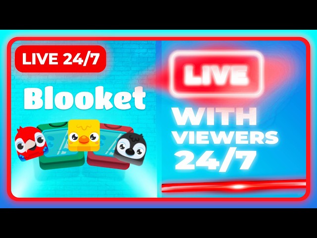 Blooket Live Stream 24/7 | Viewers Can Join | Compete Against Others | Study Music And More!
