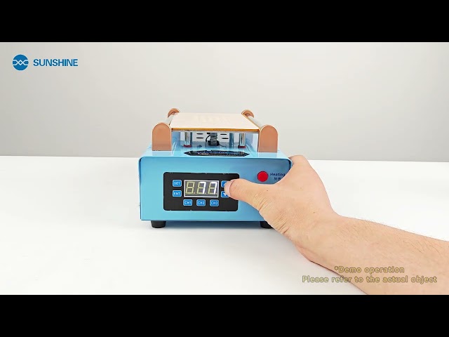 LCD Vacuum Screen Separator Machine Tutorial for Phone Screen Repair | SUNSHINE S-918K