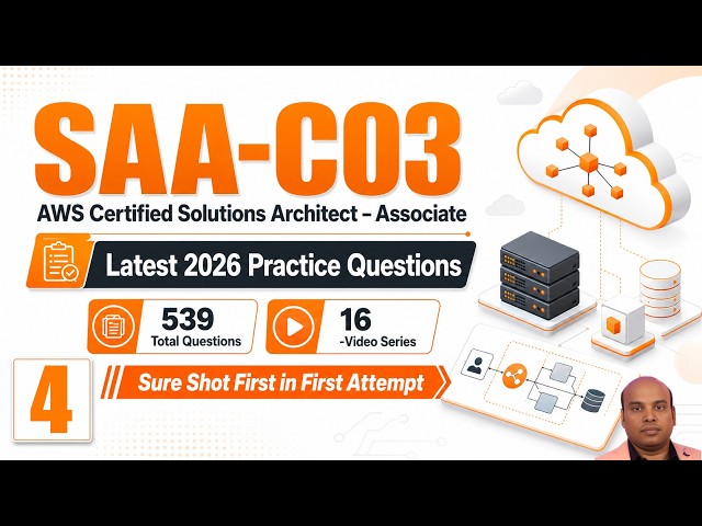 SAA-C03 AWS Certified Solutions Architect – Associate Exam Prep 2026 | Practice Qs 108–144 | Part 4