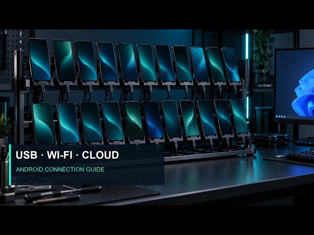 Connect Android Phones to TikMatrix: USB, Wi-Fi, and Cloud Phones