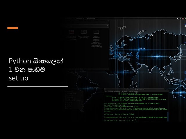 Python Tutorial - 01 | Python Introduction | Python Installation | Sinhala