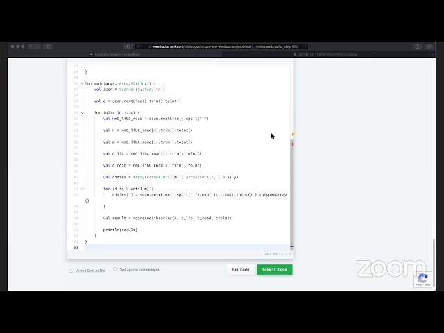 HackerRank Interview Preparation Live Coding 11/09