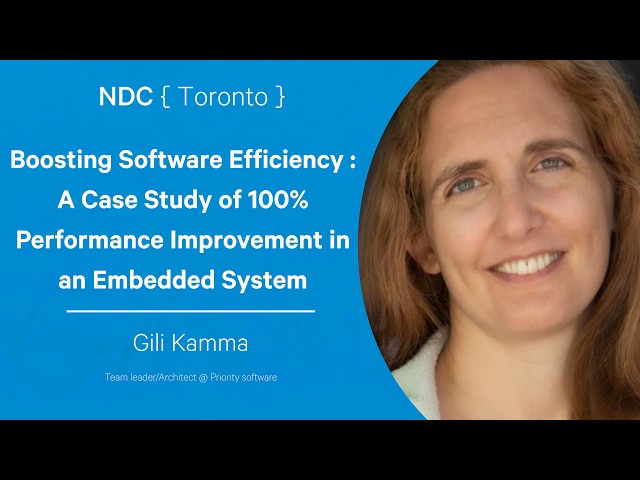 Boosting Software Efficiency : A Case Study of 100% Performance Improvement in ... - Gili Kamma