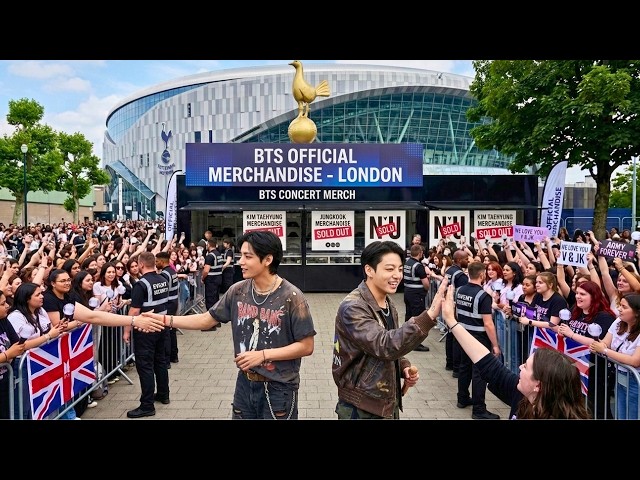 LONDON IN CHAOS! Taehyung & Jungkook Merch Sold Out in Minutes! BTS Arirang Tour 2026 Breaks Records