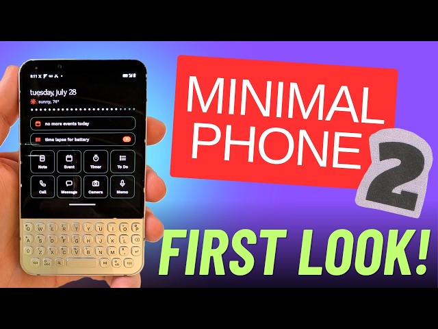 Primeras impresiones del Minimal Phone 2: ¡análisis práctico!