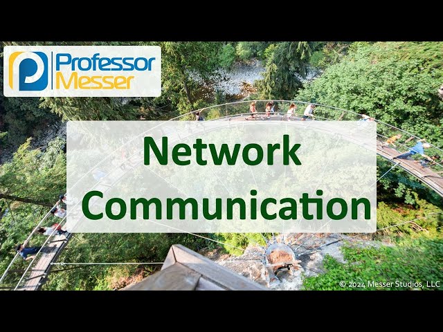 Network Communication - CompTIA Network+ N10-009 - 1.4
