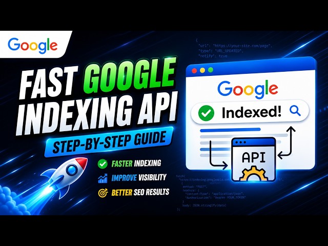 🚀 How to Use the Google Web Search Indexing API (Step-by-Step Guide)