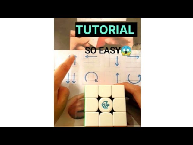 How to solve a rubik's cube step by step #howtosolverubikscube