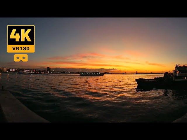 Kadikoy Coast at Sunset | Istanbul | VR180 8K