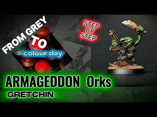 Little Gitz, Big Waaagh! — Painting Armageddon Gretchin | Orks | Warhammer 40K - TUTORIAL