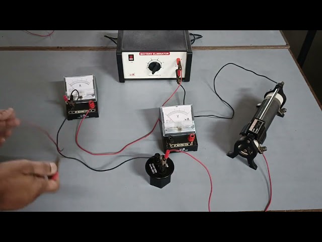 HOW TO CONNECT OHM'S LAW CIRCUIT IN 4 MINS | BOARD PRACTICAL | ELECTRICITY DEMO | STD 10-12 PHYSICS