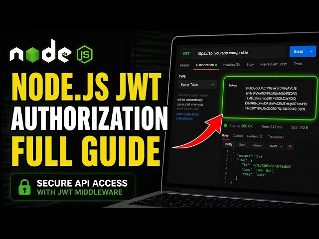 How to authorize with Node.js JWT middleware for mobile - Full Guide